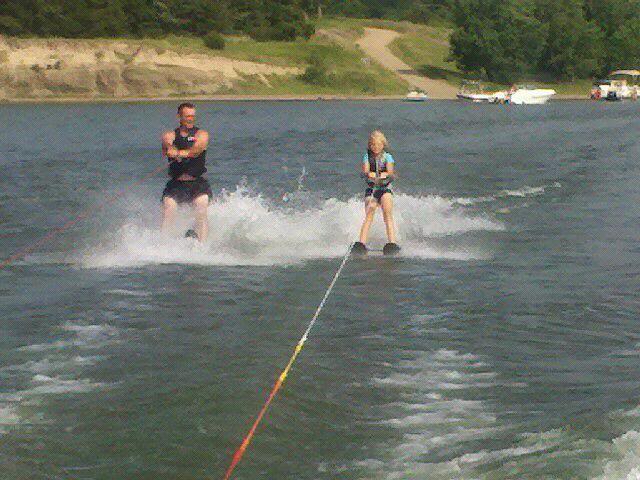 Got the daughter up on water skis today. PART951309141368268