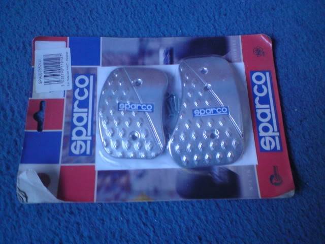 Sparco pedal covers DSC00209