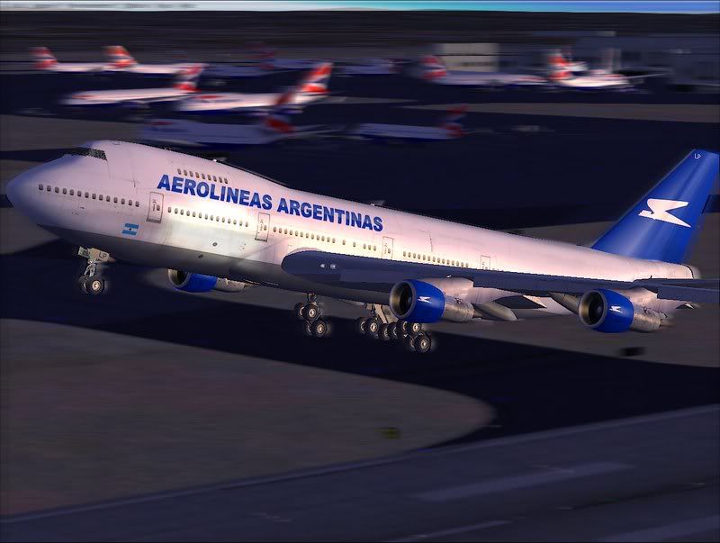 Aerolines Argentinas Leaving London Heathrow 2009-1-11_10-59-55-921