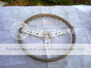 very RETRO steering  wheel Woodensteeringwheel