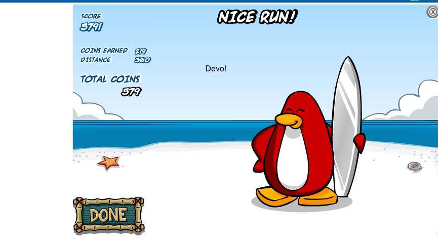 .: The Club Penguin Games HighScores Table List :. 12345