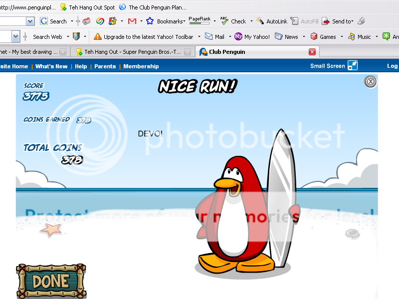 .: The Club Penguin Games HighScores Table List :. 2