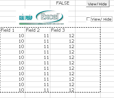 Điều khiển Conditional Formating bằng checkbox. Hack18-09