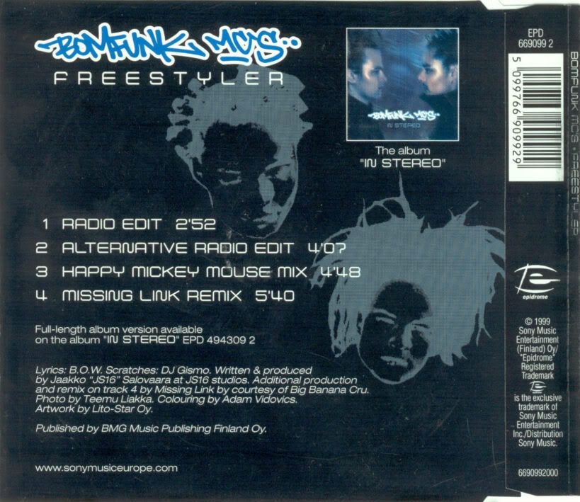 CD MAXI SINGLES - Strnka 3 Freestyler02