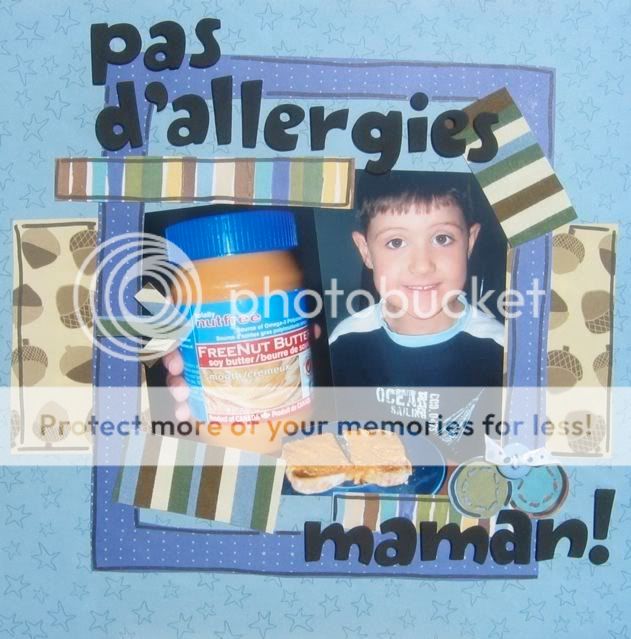 2 pages pour mon DT - La Scrapbookerie Allergies