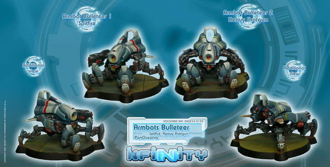 Novedades Infinity Armbots-BulleteerWeb