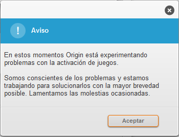 Problemas validacion Origin Origin