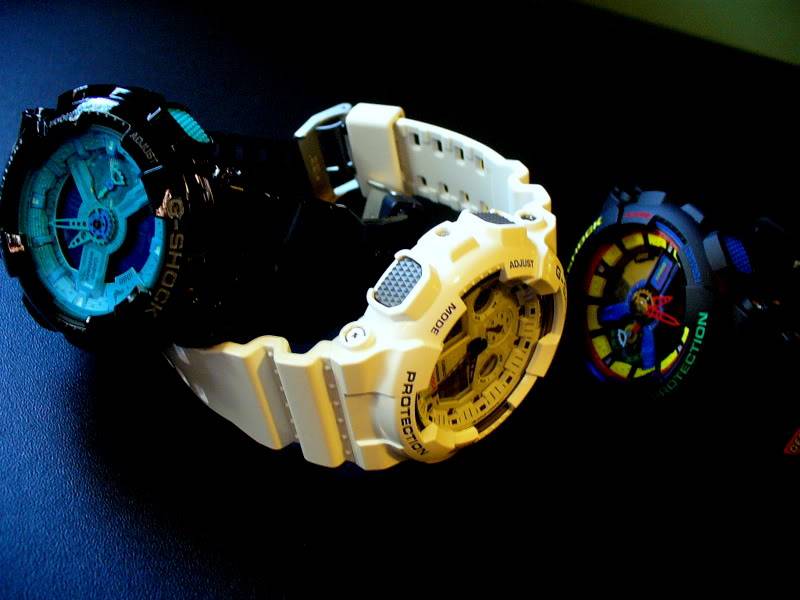 White G-Shock  (GA100-7A) GSHOCKS024