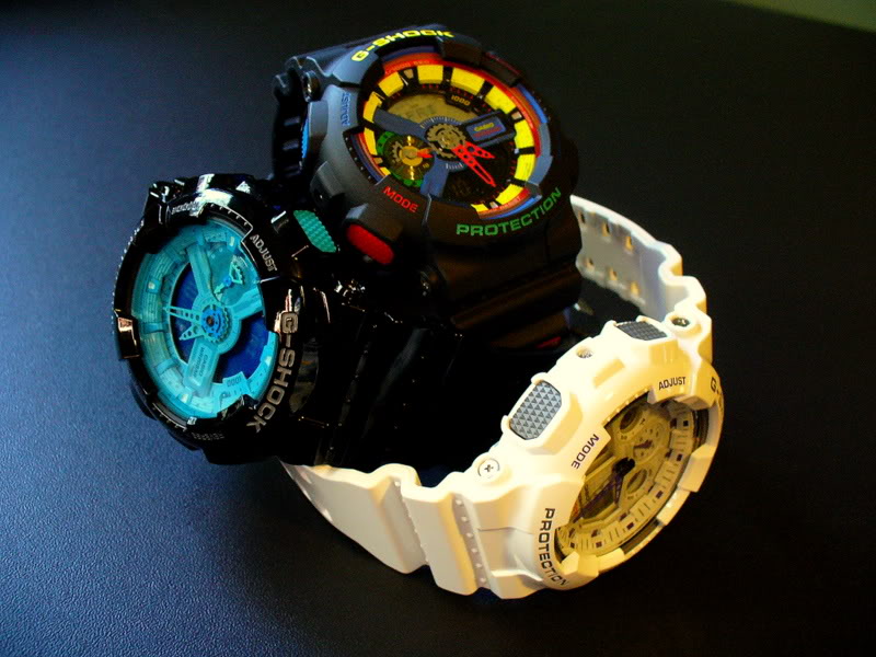 White G-Shock  (GA100-7A) GSHOCKS025