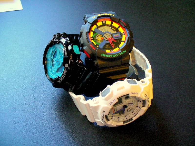 White G-Shock  (GA100-7A) GSHOCKS026