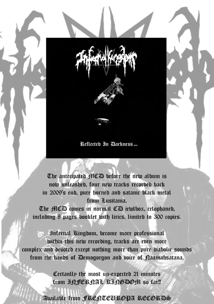 Infernal Kingdom -Tour Europeia em Outubro e próximos concertos Flyer-2