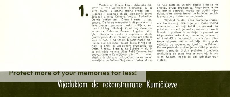 OPINA RIJEKA - Radni ljudi Rijeke svome gradu (1969) VijaduktKumiciceva