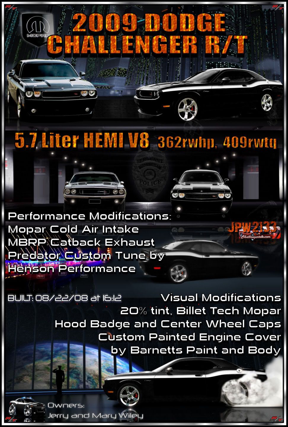 Custom Car Show Posters and 24" x 36" Prints - Samples 1030amSept2ndJerryWileysShowPosterS