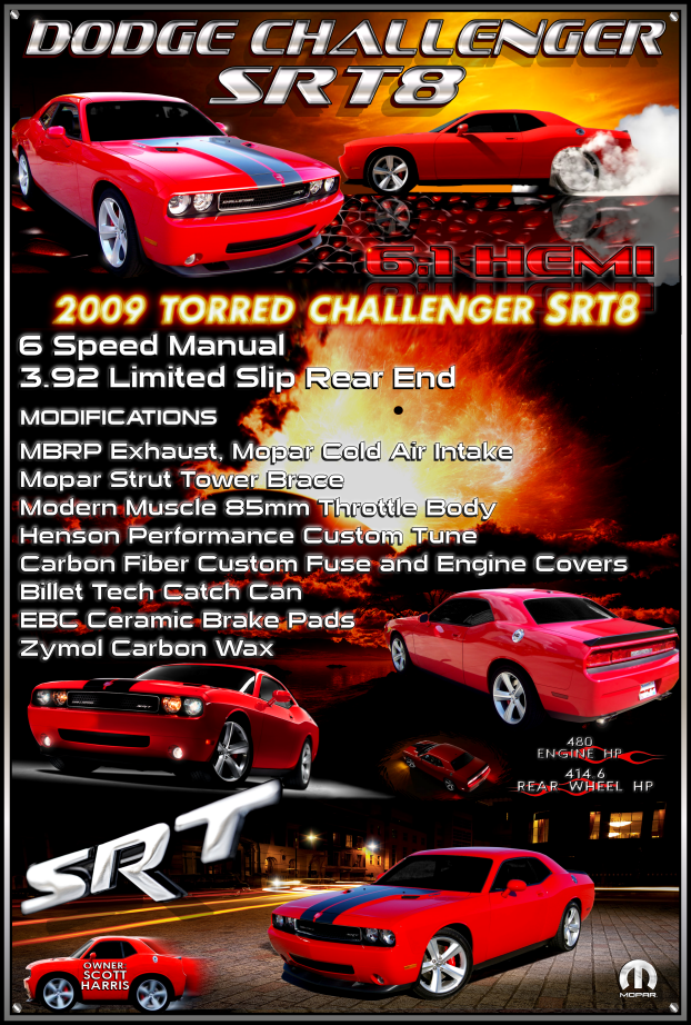 Custom Car Show Posters and 24" x 36" Prints - Samples August28th09ScottsPosterFINALforvie