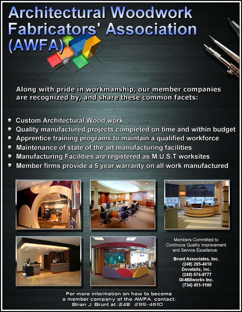 Architectural Woodworkers Association Promotional Flyer Mar1stlowres800wide2010AWFAFlyer