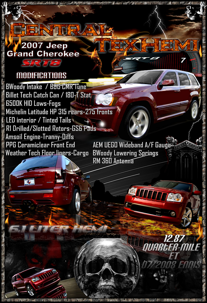 Custom Car Show Posters and 24" x 36" Prints - Samples CentralTexHemiforVIEWING