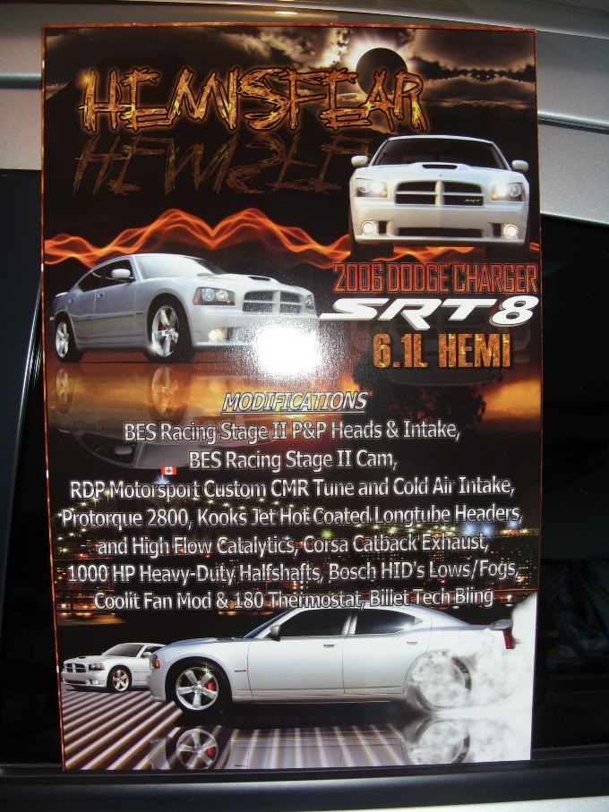 Custom Car Show Posters and 24" x 36" Prints - Samples HemisPoster001