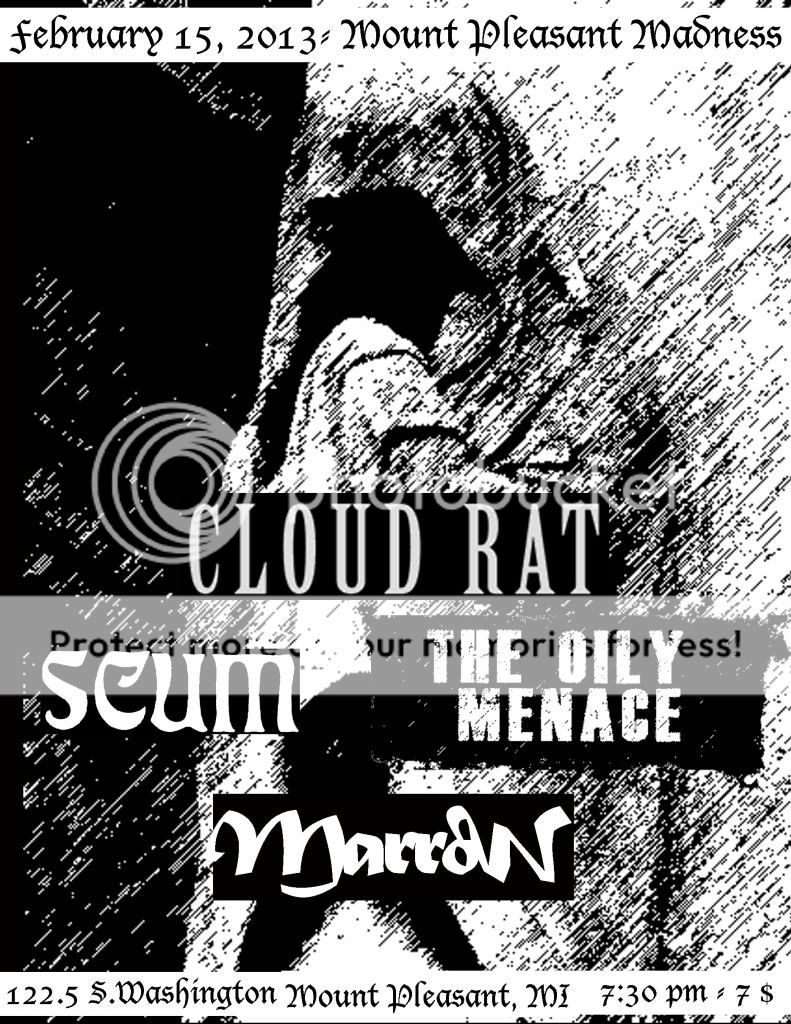 2/15/13 [MT. P] Cloud Rat, Scum, Marrow, Oily Men FinishedFlyer_zps35b1f834