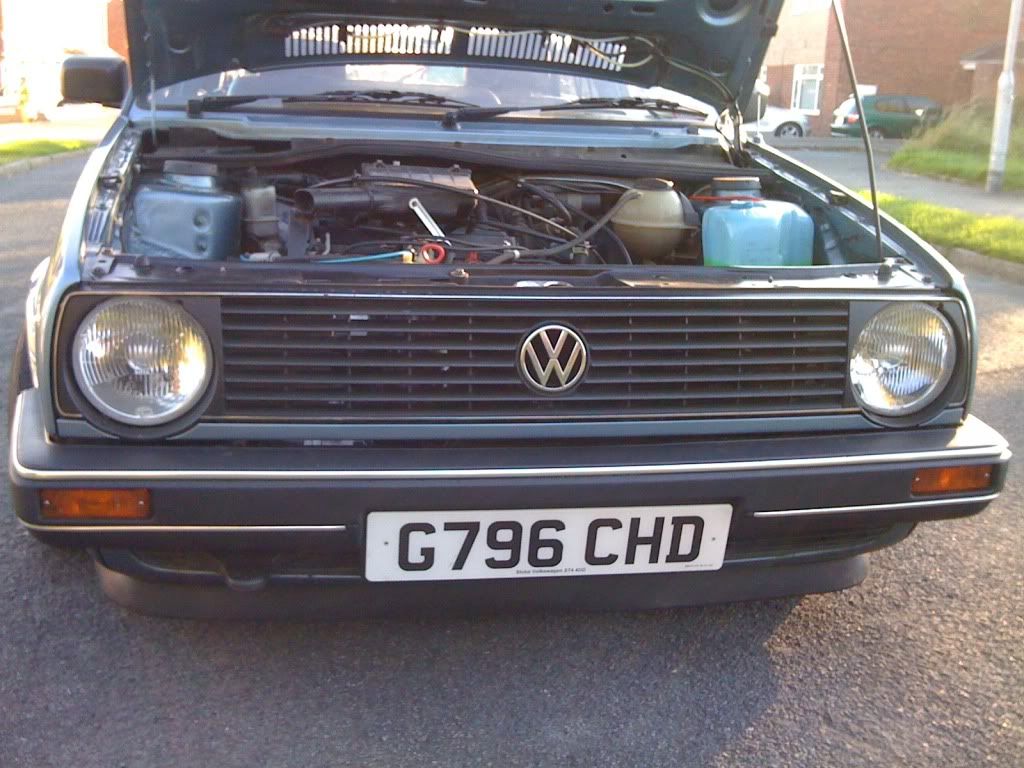 GOLF MK2 CL chrome 13" mattigs, coilovers,cam, weber 70k  IMG_0701