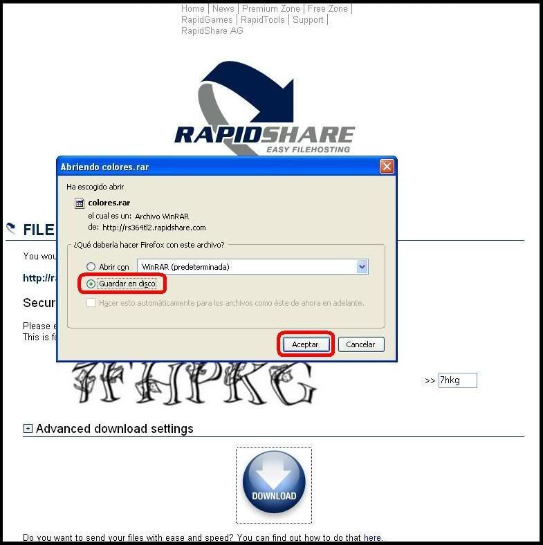 Subir Y Descargar De Rapidshare Y Comprimir Y Descomprimir Archivos 9-1