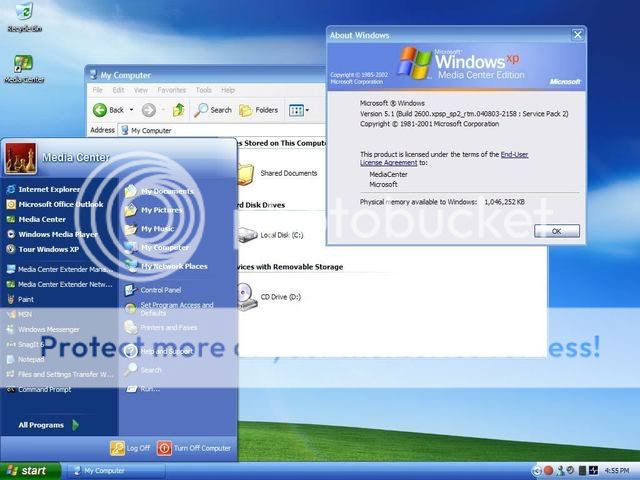 Windows XP Media Center Edition 2005 Original Xpmce2005_02