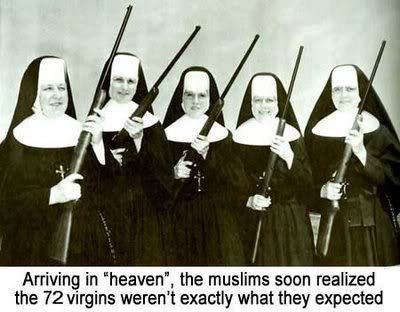 as virgens Nuns-guns-muslims