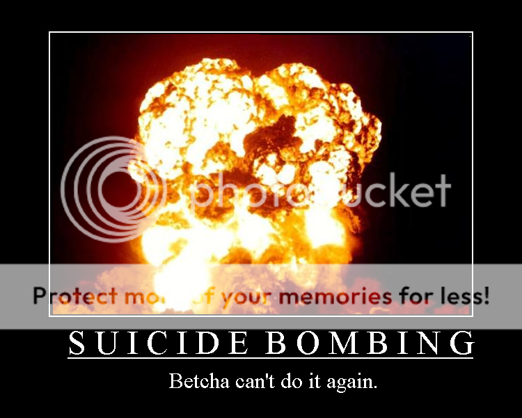 Motivational Poster for Suicide Bombing Pictures, Images and Photos