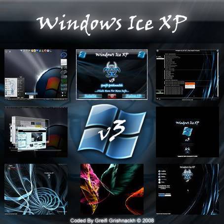 Windows Ice XP SP3 v3.01 Reloaded  Logo