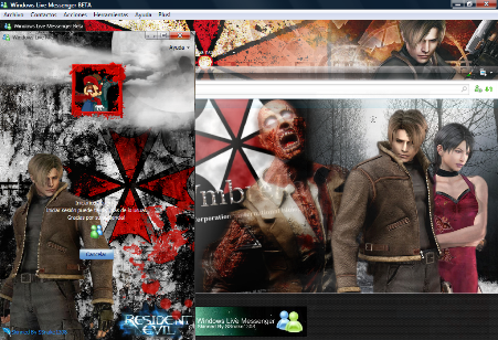 12 SKINS PARA TU MSN SKINdeResidentevil