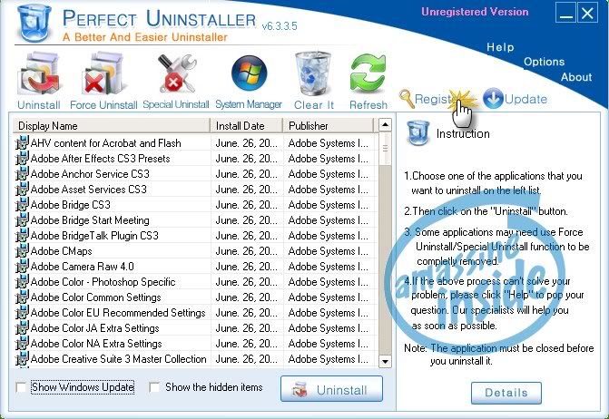 حصريا :: برنامج Perfect Uninstaller 6.3.3.5  9