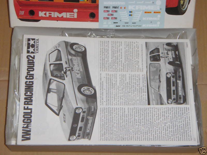 Finally ....Tamiya VW Golf Racing Group 2 - Vintage NIB 101-1