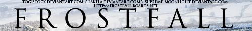 FROSTFALL }} character-based realistic wolf RPG Frostfalladbanner