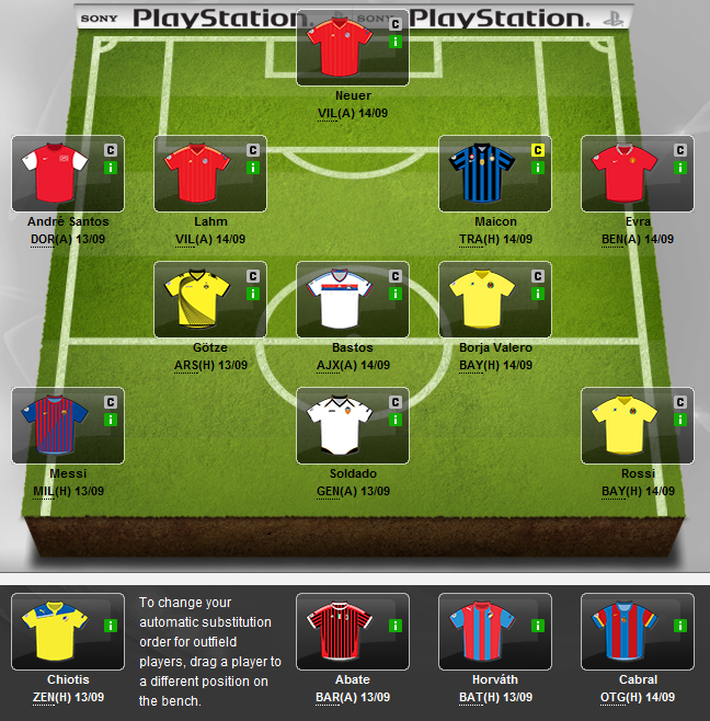 Champions League Fantasy Football Tfns-1