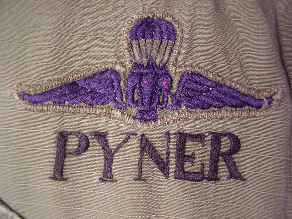 Rip-stop Jungle Jacket of 1st Robert L. Pyner, Assistant S-4 of 46th Special Forces Co. 1969-70. Uniforms377