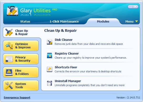 Glary Utilities PRO 2.14.0.711 - Sửa chữa, bảo trì & tăng tốc máy tính Gu1-2