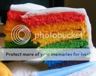 Fabtor's Fabulous Coming Out Party Rainbowcake