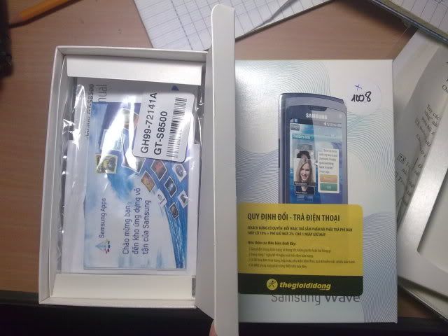 Đập hộp Samsung Wave S8500 13102010185