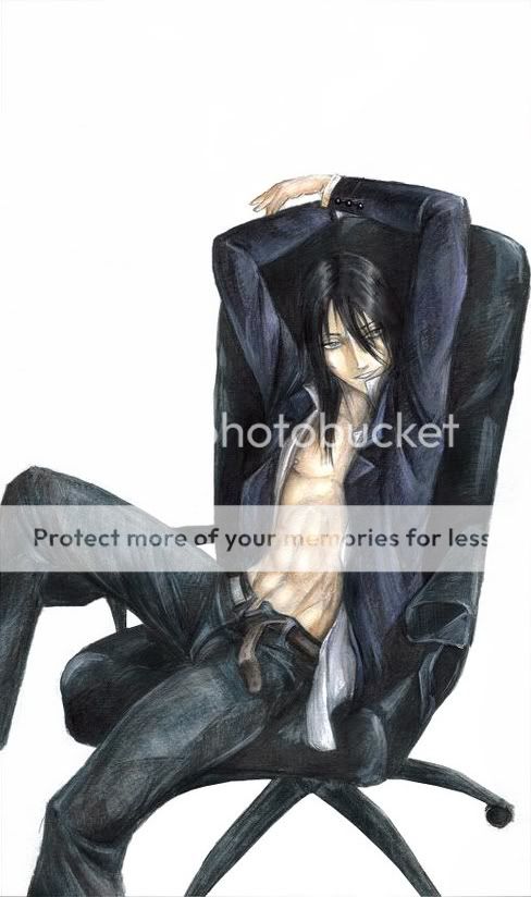 6th Division Ex-Captain's office Bleach_Byakuya__s_Sexy_Gigai_by_Lin