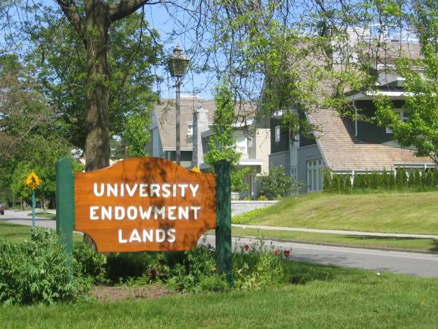 University Endowment Lands Uel-sign-1