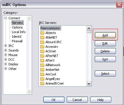 How to join #radio from mIRC Inputinfo-2