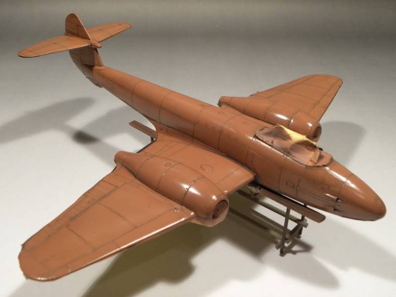 Gloster Meteor F.1  1/48  Tamiya ref. 61051 GlosterMeteorF1-050