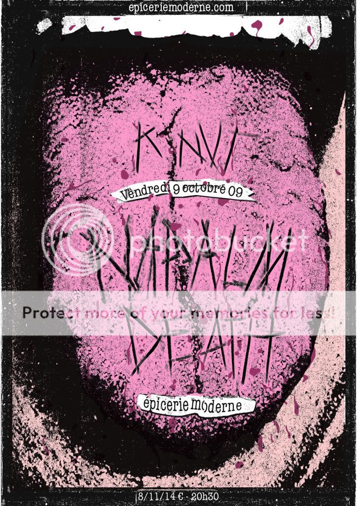 NAPALM DEATH + KNUT + LPDB@Lyon Napalmdeathknut