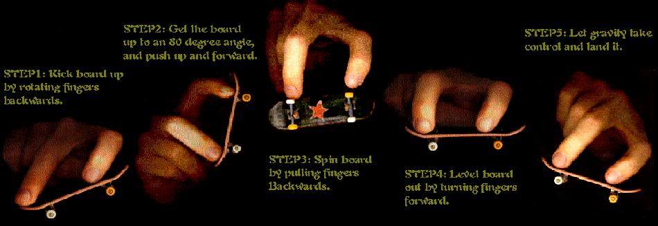 How to kickflip Fingerboard20kickflip