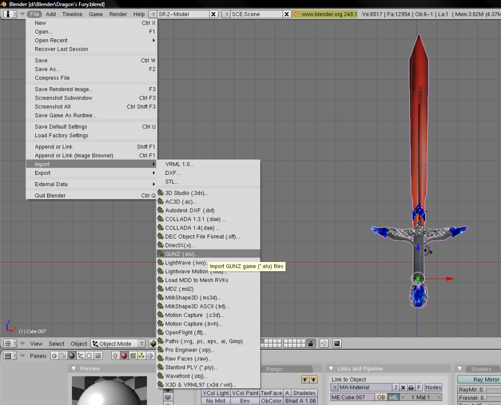 [Tutorial] How to import/export weapons to GunZ {Sticked} Step6