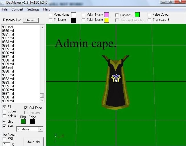 Custom items for the new client coming up! Admincape
