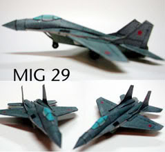 Giới thiệu mọi người các trang down mô hình giấy free! Mig29