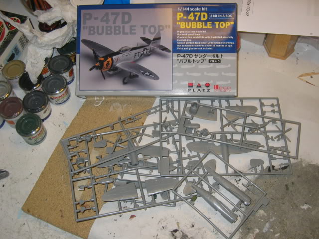 P-47D Thunderbolt "Bubbletop", PLATZ 1/144 004-1