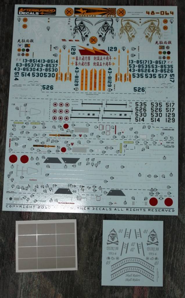 Dekaler; Mitsubishi F-2A/B från Leathernecks Decals, 1/48 IMG_1100