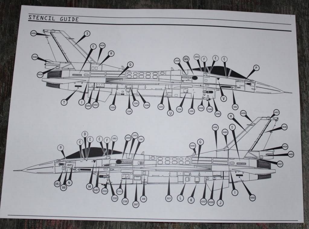 Dekaler; Mitsubishi F-2A/B från Leathernecks Decals, 1/48 IMG_1102