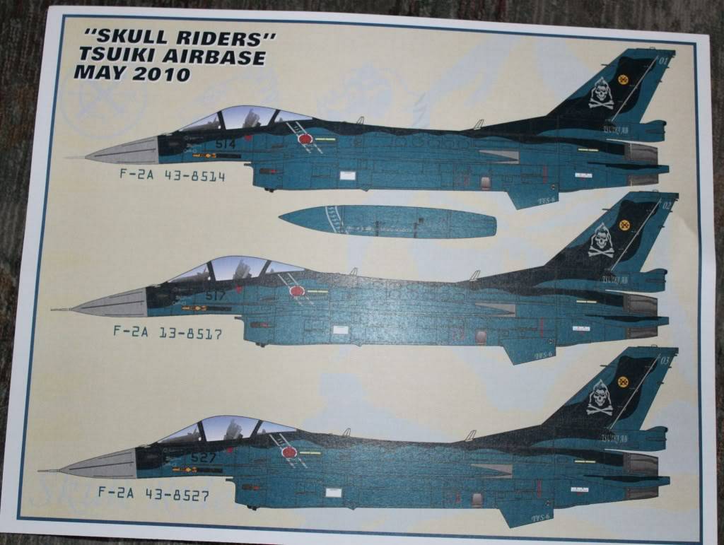 Dekaler; Mitsubishi F-2A/B från Leathernecks Decals, 1/48 IMG_1109